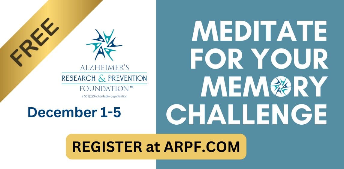 Free meditation challenge for memory improvement.