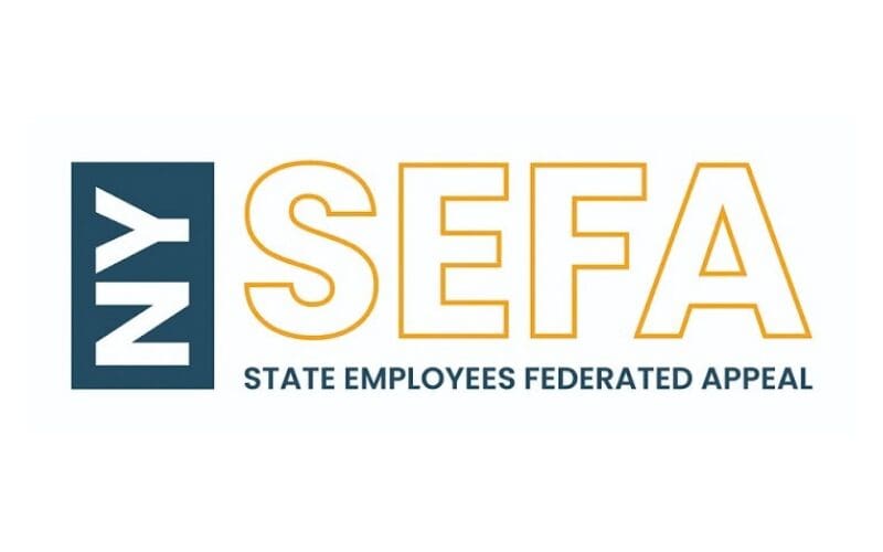 New York state employee giving campaign logo
